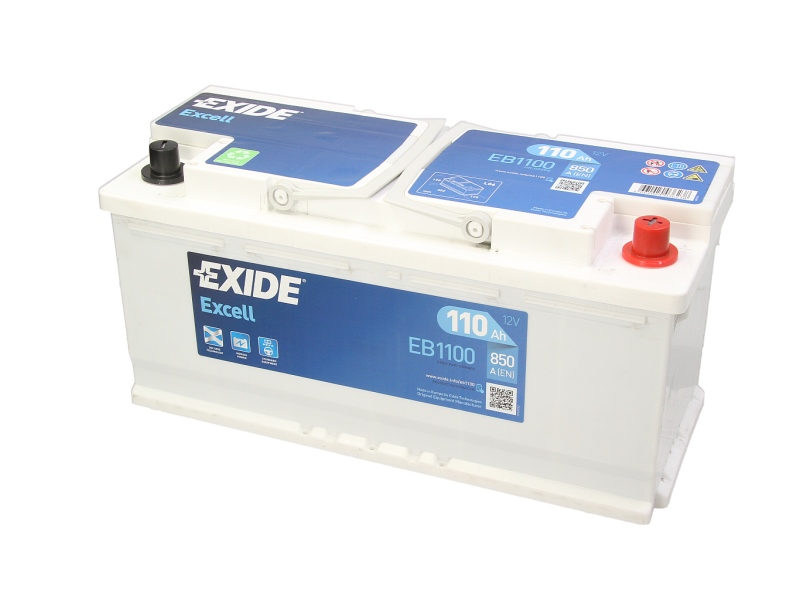 АКБ Exide 110Ah/850A EXCELL R+ 392x175x190 B13
