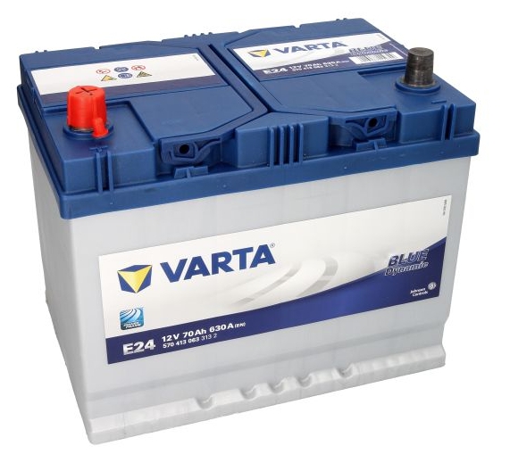 Акумулятор 70Ah-12v VARTA BD (E24) (261x175x220), L, EN630