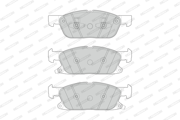 Колодки гальмові дискові передні