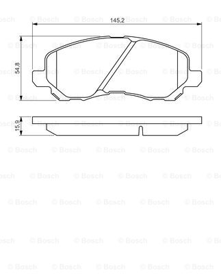 Колодки гальмові дискові передні