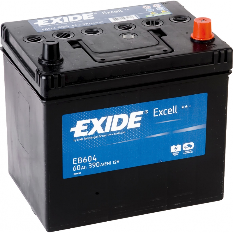 АКБ 60Ah-12v Exide EXCELL (230х172х220), R, EN390