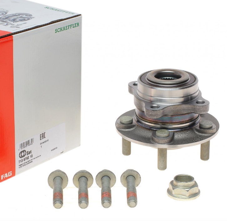 Ступиця колеса передня AWD/FWD, задня AWD