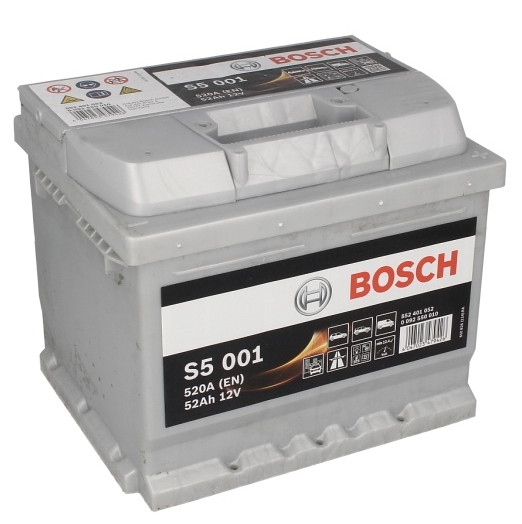 Акумулятор 52Ah/520A S5 (R+ Стандартні клеми) 207x175x175