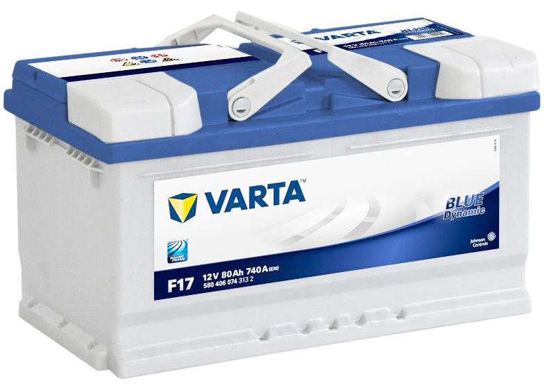Акумулятор 80Ah-12v VARTA BD (F17) (315x175x175), R, EN740