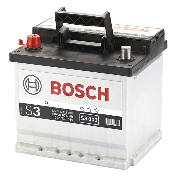 Акумулятор Bosch S3 45Ah, EN 400 лівий 