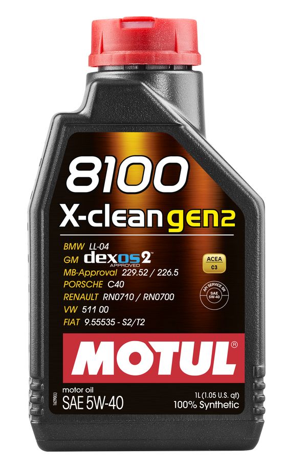 MOTUL 8100 X-clean GEN2 SAE 5W-40 1л